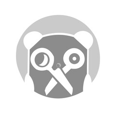 barbershop scissors logo