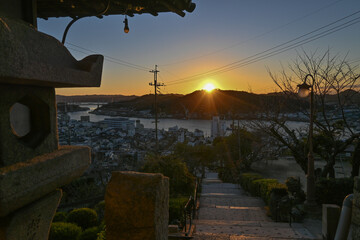Onomichi hill sunrise