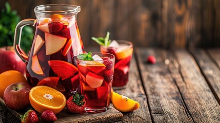 Satisfy your thirst and revitalize your senses with this invigorating blend of chilled fruits, Ai Generated.