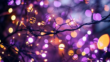 valentine background with bokeh lights and  decoration generated by AI tool