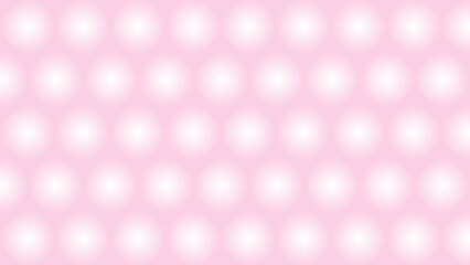 Pink abstract background with glowing balls