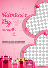 Vector Valentine's Day PosterTemplate