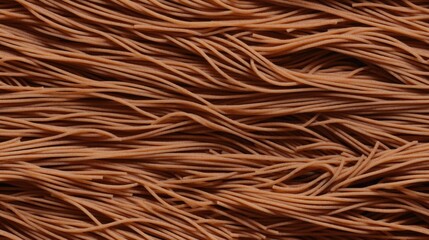 Soba pasta seamless pattern, closeup food repeated background