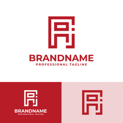 Obraz premium Letter AJ Modern Logo, suitable for business with AJ or JA initials