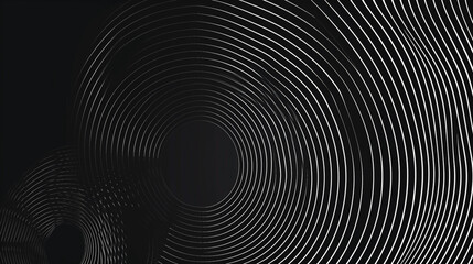 Simple Minimalistic Dynamic Graphic Intro Background. Abstract Circles Template. Website background.