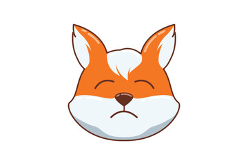 Naklejka premium Cute Shiba Inu Expression Sticker