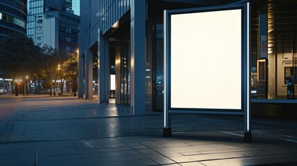Advertising Mockup. Empty space to showcase your advertising or branding campaign  