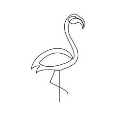 Butterfly continuous one line drawing of  Isolated outline vector art white background 