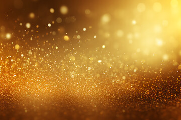 Goldener, leuchtender Glitzer Hintergrund 