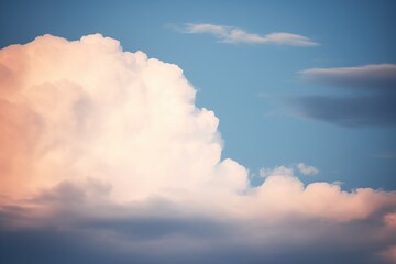 Naklejka na ściany i meble waning gibbous moon through parted clouds