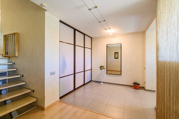 interior apartment room stairs, steps staircase inside house