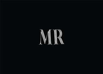 Best MR letter logo design 