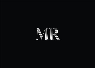 Best MR letter logo design 