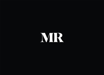Best MR letter logo design 
