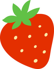 Obraz premium strawberry icon isolated on white background