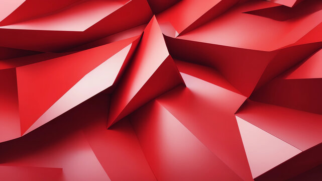 Red abstract background. Dynamic shapes composition,hd,16k,full hd