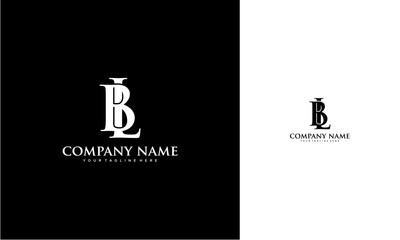 BL or LB initial logo concept monogram,logo template designed to make your logo process easy and approachable. All colors and text can be modified.