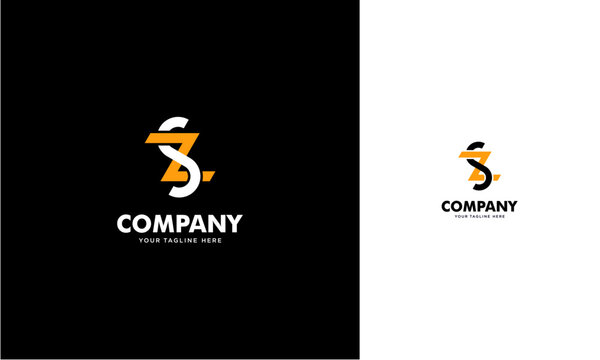 SZ or ZS initial logo concept monogram,logo template designed to make your logo process easy and approachable. All colors and text can be modified.