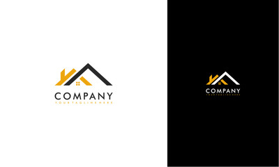 real estate logo concept ,logo template designed to make your logo process easy and approachable. All colors and text can be modified