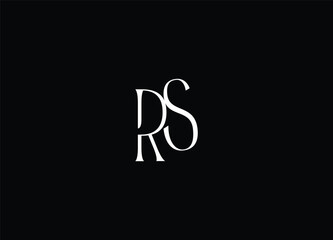 Best RS letter logo design and initial logo