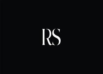 Best RS letter logo design and initial logo