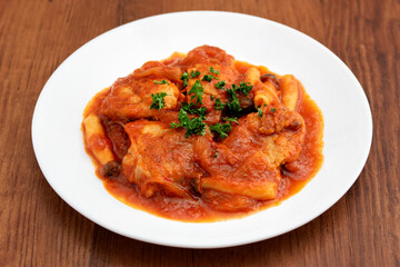 鶏肉のトマト煮