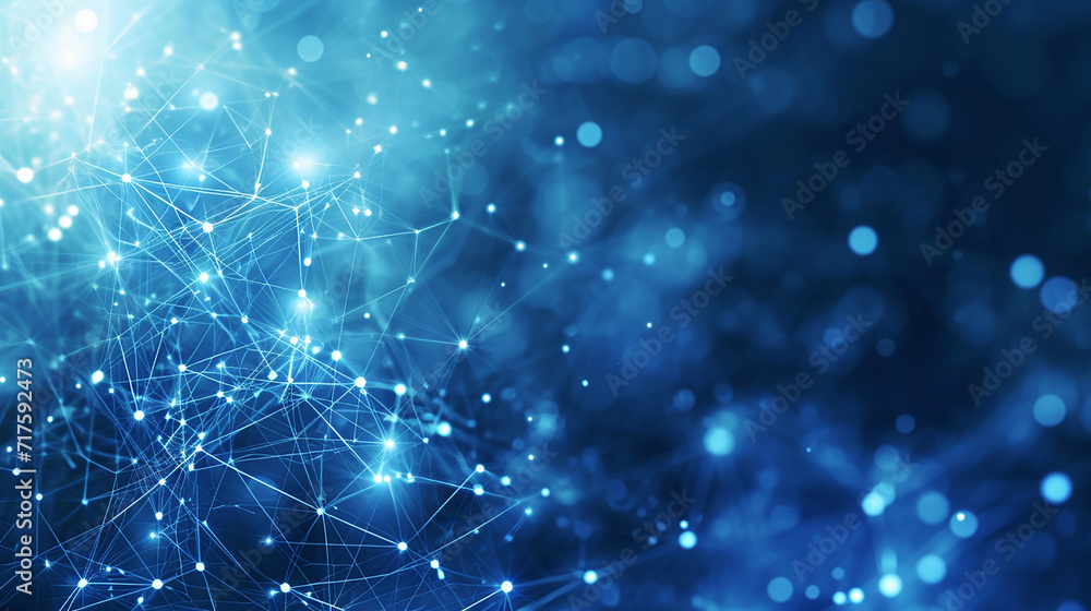 Poster close-up, seamless transfer and storage of big data on internet, capturing essence of cloud computin