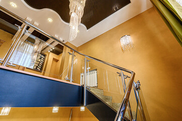 interior apartment room stairs, steps staircase inside house