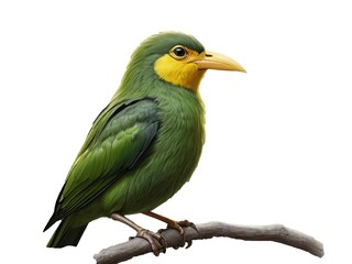 Illustration Design Of Image Green Bird    
