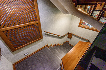 interior apartment room stairs, steps staircase inside house