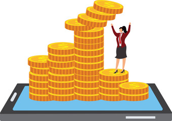 Recession, Inflation - Economics, Stability, Business, Currency, Businesswoman