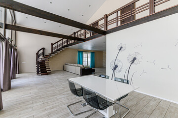 interior apartment room stairs, steps staircase inside house