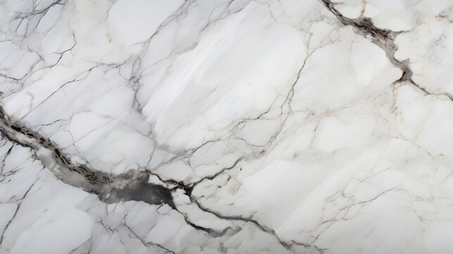 Wei&szlig;er Marmor mit schwarz und grau durchzogen, Hintergrund 