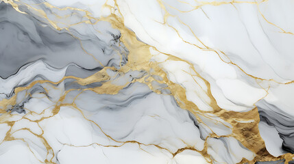 Weißer Marmor mit Gold durchzogen, Hintergrund 