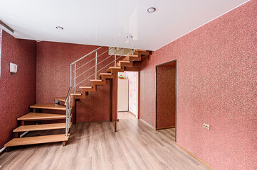 interior apartment room stairs, steps staircase inside house