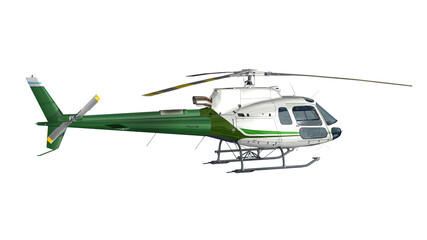 helicopter on the ground