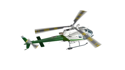 helicopter in flight