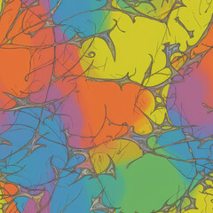 Abstract seamless pattern. AI generated.	