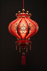 Chinese lantern 3d render generative AI