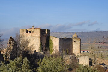 Fototapeta premium palazuelos castle in the spanish province of guadalajara