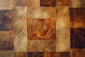 Close up view of a wood paneled wall. Suitable for interior design projects or architectural concepts