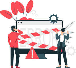 Page Not Found Illustration