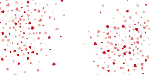 Fototapeta na wymiar Banner Valentines Day With Hearts Pattern Design 1