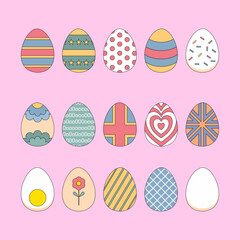 Cute Egg Vector Design. Easter Day