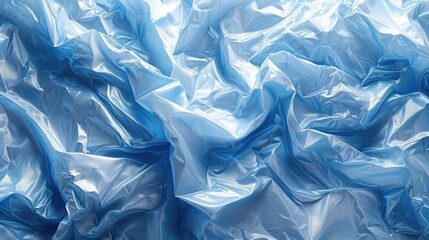 Crumpled plastic wrap abstract Background Screen Plastic Wrap background soft detail.