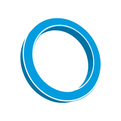 Abstract Ring Icon Vector Logo Template Illustration