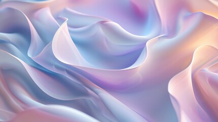 Obraz premium Extreme close-up of fluid and flowing pine needles, crafting calming circles in a dance of natural elegance with serene colors.