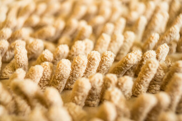 The carpet texture macro view.