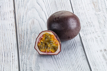 Tropical sweet and juicy passionfruit
