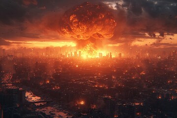 Nuclear Blast in the City: A Glimpse of the Apocalypse Generative AI